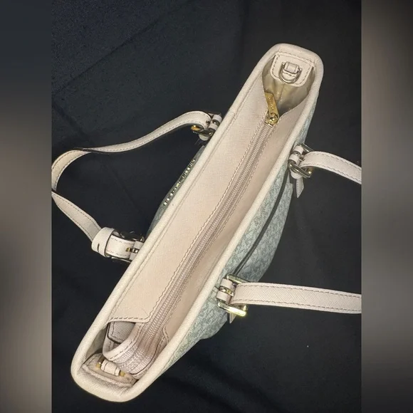 Michael Kors Jet Set Small Logo Tote – Ballet Pink Trim - Picture 8 of 10